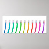 Colorful Network Cables ポスター (正面)