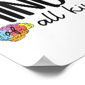 Colorful Neurodiversity Autism Celebrate Minds Of  ポスター (角)