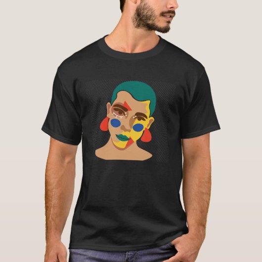Colorful Non Binary Genderqueer LGBTQIA+ Pride Tシャツ (正面)