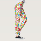 Colorful Nurse Floral Pattern (2) レギンス (右)