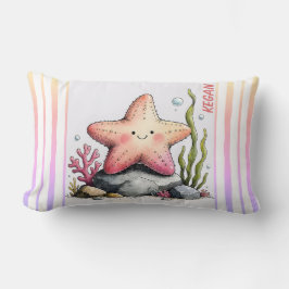 Colorful Ocean-Themed  ランバークッション