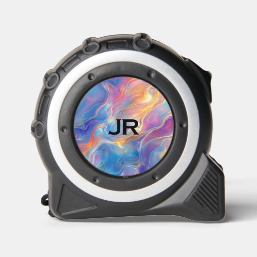 Colorful opal swirly flowing marble texture メジャー (正面)