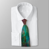 Colorful Orange and Teal Nebula Tie ネクタイ (タイ)