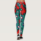 Colorful Organic Pattern Leggings レギンス (裏面)