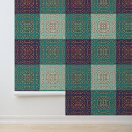 Colorful Ornamental Folk-Inspired 壁紙