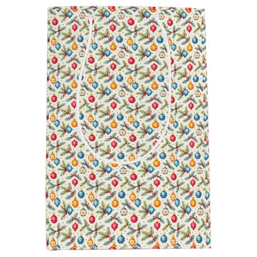 Colorful Ornaments ミディアムペーパーバッグ (正面)