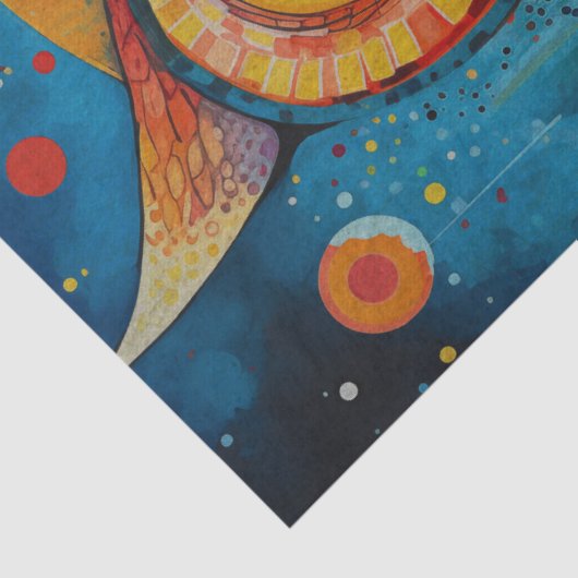 Colorful Owl Decoupage 薄葉紙 (詳細)