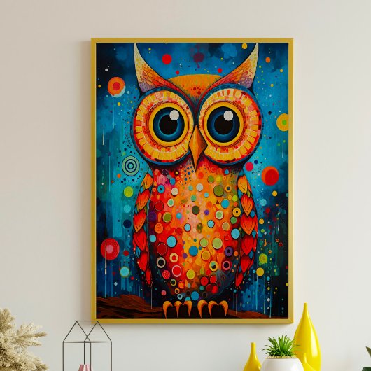 Colorful Owl Decoupage 薄葉紙