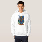 Colorful Owl Hoodie パーカ (正面フル)