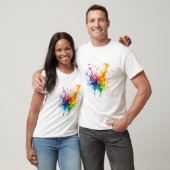 Colorful paint Inspired Gift Design Tシャツ (ユニセックス)
