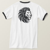 Colorful Paint Splash Logo Graphic Ringer T-Shirt  Tシャツ (デザイン裏面)