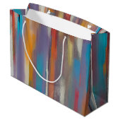 Colorful paint streaks  ラージペーパーバッグ (裏面アングル)
