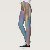 Colorful paint streaks  レギンス (左)