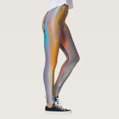 Colorful paint streaks  レギンス (右)