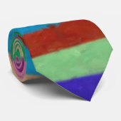 Colorful Painted Stripes ネクタイ (ロール)