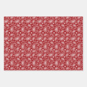 Colorful Paisley Design ラッピングペーパーシート (正面3)