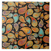 Colorful Paisley Pattern タイル (正面)
