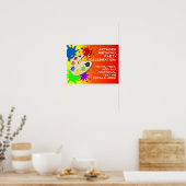 Colorful Palate Art Party ポスター (キッチン)