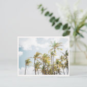 Colorful Palm Trees in Hawaii Blank ポストカード (スタンド正面)