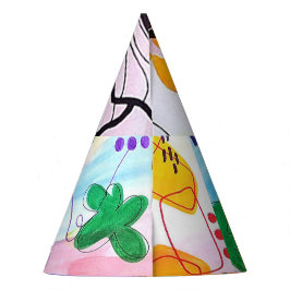 Colorful paper party hats パーティーハット