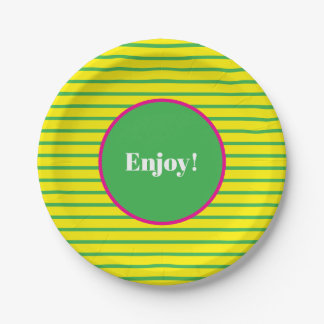 Colorful Paper Party Plates ペーパープレート