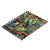 Colorful Parakeets Notebook ノートブック (左側)