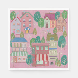 Colorful Party Paper Napkins  スタンダードランチョンナプキン