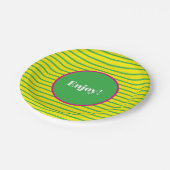 Colorful Party Paper Plates ペーパープレート (アングル)