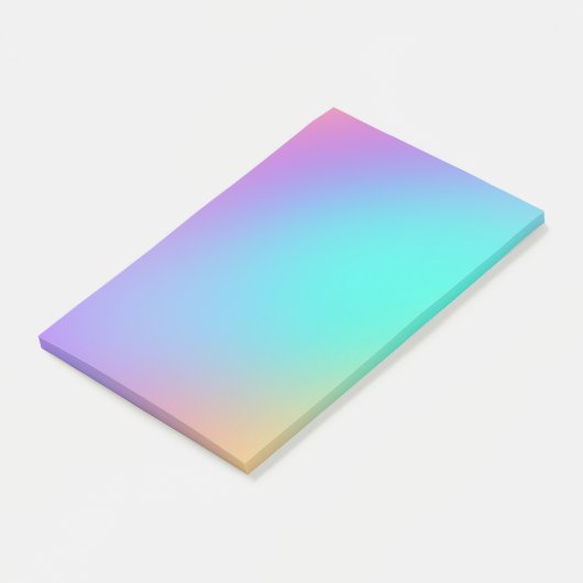 Colorful Pastel Gradient ポストイット (アングル)