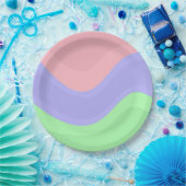 Colorful Pastel Party ペーパープレート (パーティー)