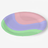 Colorful Pastel Party ペーパープレート (アングル)