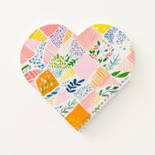 Colorful Pastel Patchwork Preppy ノートブック (裏面)