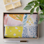 Colorful Pastel Patchwork Preppy 薄葉紙 (ギフト)