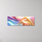 Colorful Pastel Silk キャンバスプリント (正面)