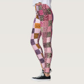 Colorful Patchwork Leggings for Women レギンス (左)
