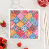 Colorful Patchwork Print Monogram (インサイチュ)