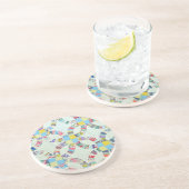 Colorful patchwork quilt コースター (側面)