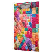 Colorful Patchwork Quilt Pattern クリップボード (左)