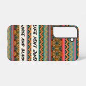 Colorful Pattern isn't White and Black Samsung Galaxyケース (裏面横)