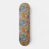 Colorful Pattern  Skateboard スケートボード (正面)