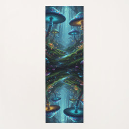 Colorful Peaceful Mushrooms ヨガマット