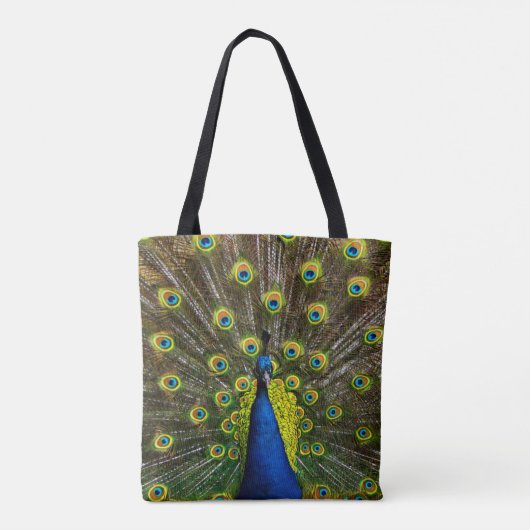 Colorful peacock トートバッグ (裏面)