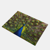 Colorful peacock ドアマット (アングル)