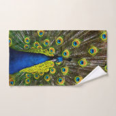 Colorful peacock バスタオルセット (ハンドタオル)