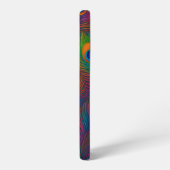 Colorful Peacock Feathers Samsung Galaxyケース (左側面)