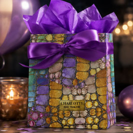 Colorful Pebble Mosaic Multicolor Stone Purple フェイバーボックス