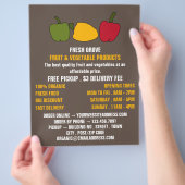 Colorful Peppers, Greengrocers Advertising チラシ (手)