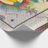 Colorful Persian Carpet mandala pattern ラッピングペーパー (角)