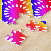 Colorful Petal Mandala Pattern ジグソーパズル (側面)