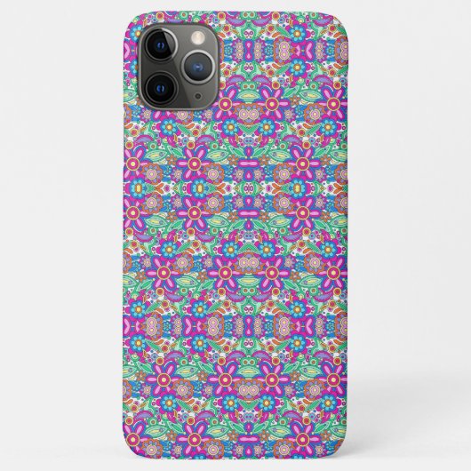 Colorful phone case with intricate Case-Mate iPhoneケース (裏面)